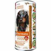 Petisco Spin Pet Sticks Probiotic Dermato Castanha e Linhaça 150g